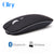 Cliry Rechargeable Optical Wireless Mouse Slient Button Ultra Thin Mini Optical Ultrathin USB 2.4G Mice for Computer Laptop PC